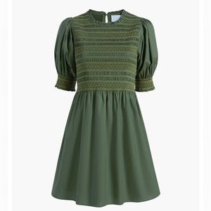 NWT HILL HOUSE HOME VIVI NAP DRESS OLIVE GREEN XS